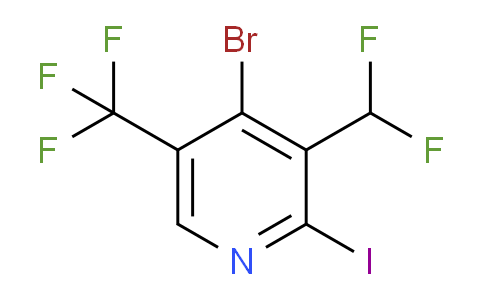 AM125851 | 1805365-66-5 | 4-Bromo-3-(difluoromethyl)-2-iodo-5-(trifluoromethyl)pyridine