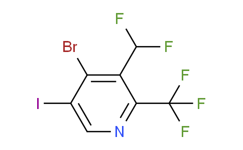 AM125853 | 1805351-28-3 | 4-Bromo-3-(difluoromethyl)-5-iodo-2-(trifluoromethyl)pyridine