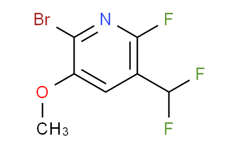 AM125854 | 1804845-65-5 | 2-Bromo-5-(difluoromethyl)-6-fluoro-3-methoxypyridine