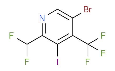 AM125856 | 1807010-55-4 | 5-Bromo-2-(difluoromethyl)-3-iodo-4-(trifluoromethyl)pyridine