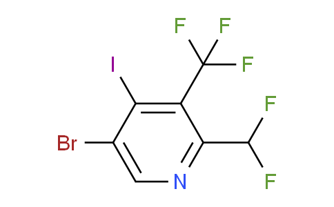 AM125858 | 1805167-89-8 | 5-Bromo-2-(difluoromethyl)-4-iodo-3-(trifluoromethyl)pyridine