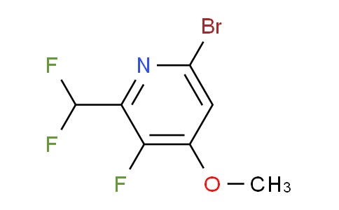 AM125859 | 1805333-22-5 | 6-Bromo-2-(difluoromethyl)-3-fluoro-4-methoxypyridine