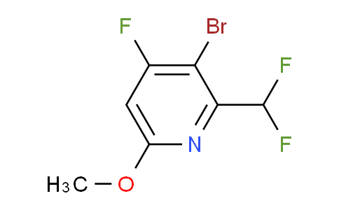 AM125861 | 1805372-68-2 | 3-Bromo-2-(difluoromethyl)-4-fluoro-6-methoxypyridine