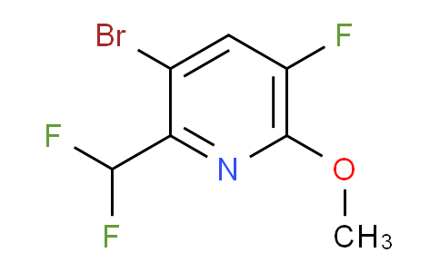 3-Bromo-2-(difluoromethyl)-5-fluoro-6-methoxypyridine
