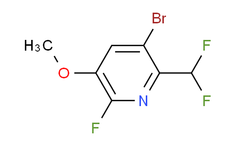 AM125865 | 1805394-41-5 | 3-Bromo-2-(difluoromethyl)-6-fluoro-5-methoxypyridine