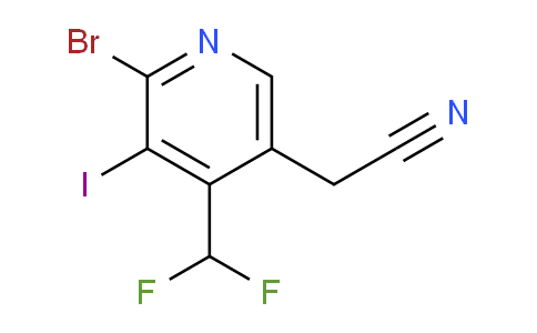 AM125866 | 1807010-71-4 | 2-Bromo-4-(difluoromethyl)-3-iodopyridine-5-acetonitrile