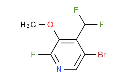 5-Bromo-4-(difluoromethyl)-2-fluoro-3-methoxypyridine