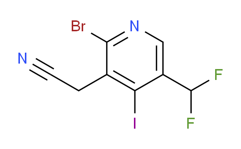 AM125872 | 1805168-28-8 | 2-Bromo-5-(difluoromethyl)-4-iodopyridine-3-acetonitrile