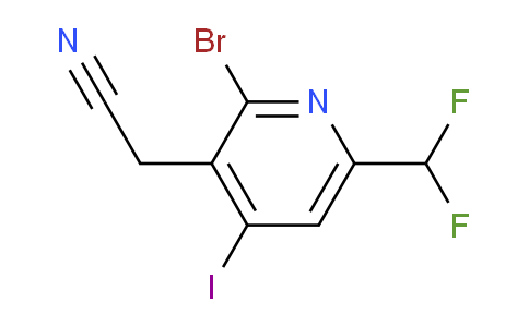 AM125878 | 1805365-91-6 | 2-Bromo-6-(difluoromethyl)-4-iodopyridine-3-acetonitrile