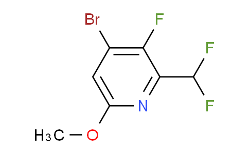 AM125879 | 1805394-77-7 | 4-Bromo-2-(difluoromethyl)-3-fluoro-6-methoxypyridine