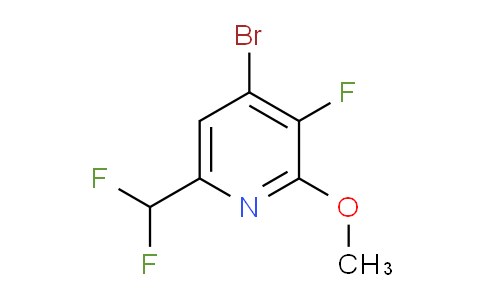 AM125880 | 1805365-47-2 | 4-Bromo-6-(difluoromethyl)-3-fluoro-2-methoxypyridine