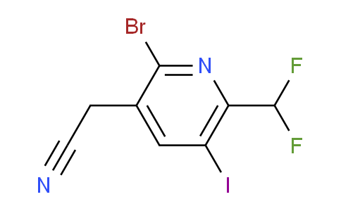 AM125881 | 1805422-72-3 | 2-Bromo-6-(difluoromethyl)-5-iodopyridine-3-acetonitrile