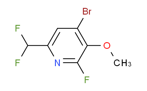 AM125882 | 1805333-96-3 | 4-Bromo-6-(difluoromethyl)-2-fluoro-3-methoxypyridine