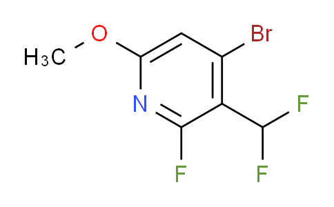 AM125883 | 1805394-94-8 | 4-Bromo-3-(difluoromethyl)-2-fluoro-6-methoxypyridine