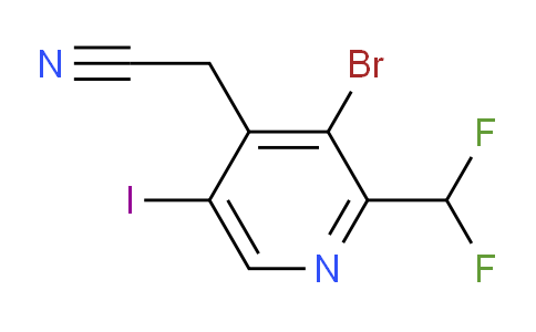 AM125885 | 1805168-62-0 | 3-Bromo-2-(difluoromethyl)-5-iodopyridine-4-acetonitrile