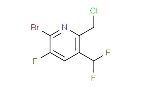 AM125891 | 1806065-88-2 | 2-Bromo-6-(chloromethyl)-5-(difluoromethyl)-3-fluoropyridine