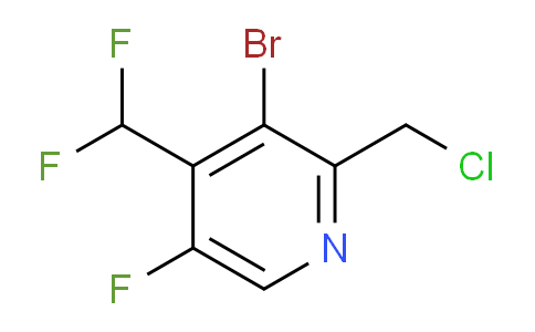 AM125892 | 1805240-17-8 | 3-Bromo-2-(chloromethyl)-4-(difluoromethyl)-5-fluoropyridine