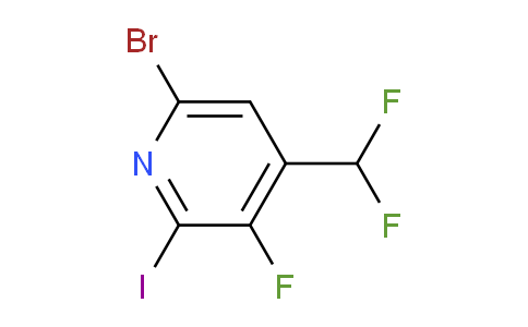 AM125896 | 1806051-97-7 | 6-Bromo-4-(difluoromethyl)-3-fluoro-2-iodopyridine