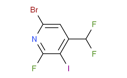 AM125898 | 1805372-46-6 | 6-Bromo-4-(difluoromethyl)-2-fluoro-3-iodopyridine