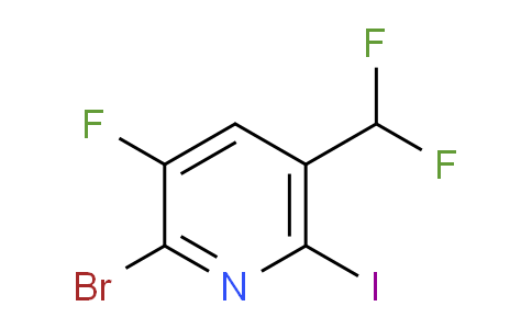 AM125899 | 1805393-48-9 | 2-Bromo-5-(difluoromethyl)-3-fluoro-6-iodopyridine