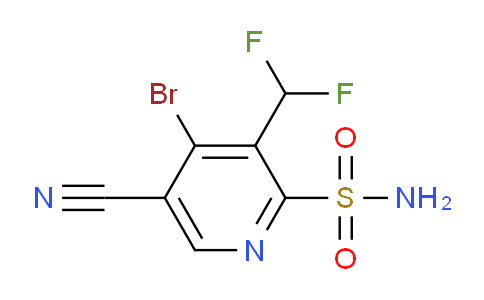 AM125908 | 1805359-76-5 | 4-Bromo-5-cyano-3-(difluoromethyl)pyridine-2-sulfonamide
