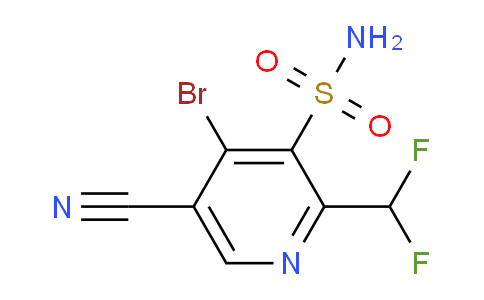 AM125910 | 1804634-46-5 | 4-Bromo-5-cyano-2-(difluoromethyl)pyridine-3-sulfonamide