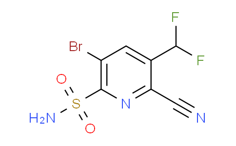 AM125912 | 1805390-21-9 | 5-Bromo-2-cyano-3-(difluoromethyl)pyridine-6-sulfonamide