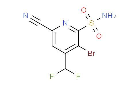 AM125914 | 1805371-77-0 | 3-Bromo-6-cyano-4-(difluoromethyl)pyridine-2-sulfonamide