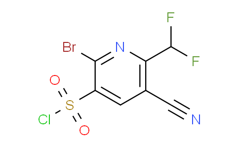 AM125924 | 1804844-49-2 | 2-Bromo-5-cyano-6-(difluoromethyl)pyridine-3-sulfonyl chloride