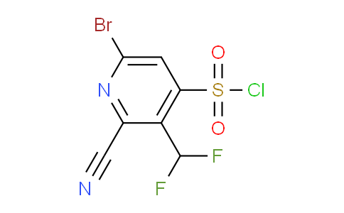 AM125930 | 1806827-46-2 | 6-Bromo-2-cyano-3-(difluoromethyl)pyridine-4-sulfonyl chloride