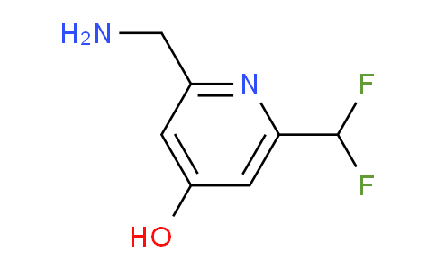 2-(Aminomethyl)-6-(difluoromethyl)-4-hydroxypyridine