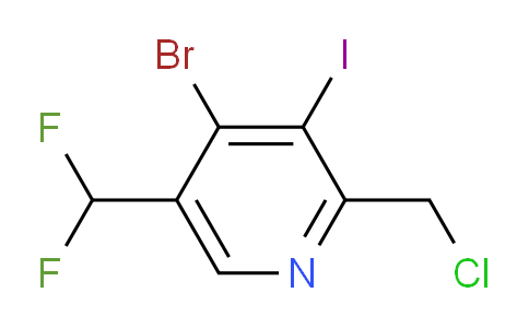 AM125960 | 1805412-36-5 | 4-Bromo-2-(chloromethyl)-5-(difluoromethyl)-3-iodopyridine