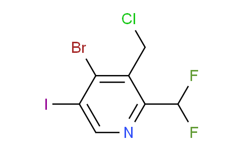 AM125965 | 1807009-74-0 | 4-Bromo-3-(chloromethyl)-2-(difluoromethyl)-5-iodopyridine