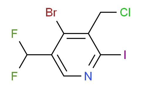 AM125967 | 1804890-13-8 | 4-Bromo-3-(chloromethyl)-5-(difluoromethyl)-2-iodopyridine