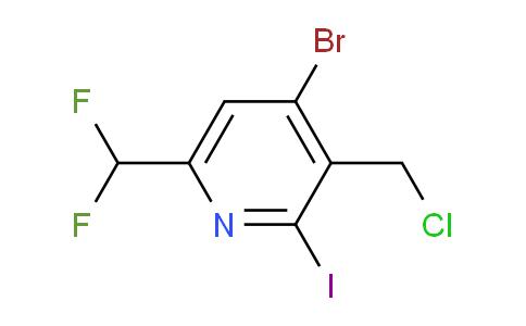 AM125968 | 1805921-90-7 | 4-Bromo-3-(chloromethyl)-6-(difluoromethyl)-2-iodopyridine