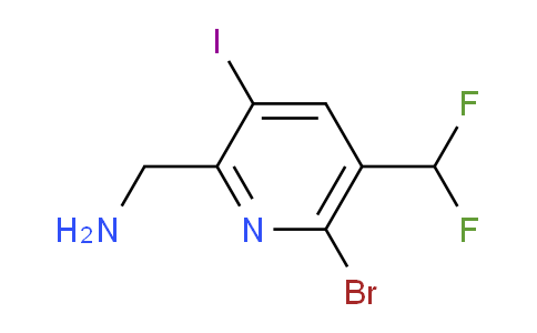 AM125970 | 1805166-59-9 | 2-(Aminomethyl)-6-bromo-5-(difluoromethyl)-3-iodopyridine