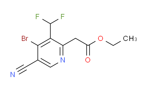 AM125971 | 1806902-37-3 | Ethyl 4-bromo-5-cyano-3-(difluoromethyl)pyridine-2-acetate