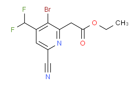 AM125977 | 1804634-06-7 | Ethyl 3-bromo-6-cyano-4-(difluoromethyl)pyridine-2-acetate