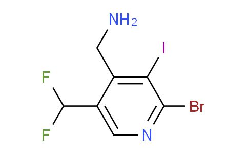 AM125991 | 1804669-32-6 | 4-(Aminomethyl)-2-bromo-5-(difluoromethyl)-3-iodopyridine