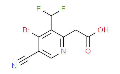 AM125995 | 1806056-17-6 | 4-Bromo-5-cyano-3-(difluoromethyl)pyridine-2-acetic acid