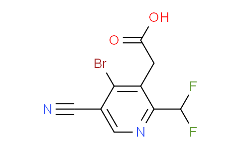 AM125997 | 1805388-80-0 | 4-Bromo-5-cyano-2-(difluoromethyl)pyridine-3-acetic acid