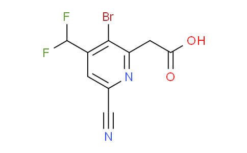 AM125999 | 1807000-02-7 | 3-Bromo-6-cyano-4-(difluoromethyl)pyridine-2-acetic acid