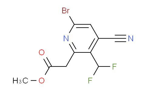 AM126013 | 1806917-90-7 | Methyl 6-bromo-4-cyano-3-(difluoromethyl)pyridine-2-acetate