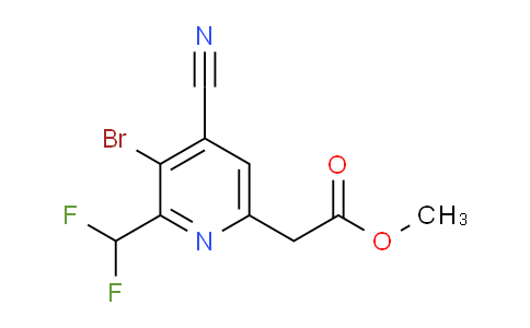 AM126017 | 1806832-85-8 | Methyl 3-bromo-4-cyano-2-(difluoromethyl)pyridine-6-acetate
