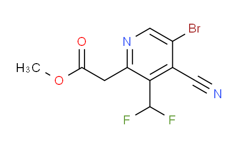 AM126019 | 1805357-92-9 | Methyl 5-bromo-4-cyano-3-(difluoromethyl)pyridine-2-acetate