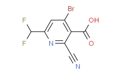 AM126029 | 1804640-26-3 | 4-Bromo-2-cyano-6-(difluoromethyl)pyridine-3-carboxylic acid