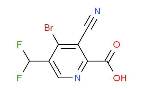 AM126031 | 1806915-90-1 | 4-Bromo-3-cyano-5-(difluoromethyl)pyridine-2-carboxylic acid