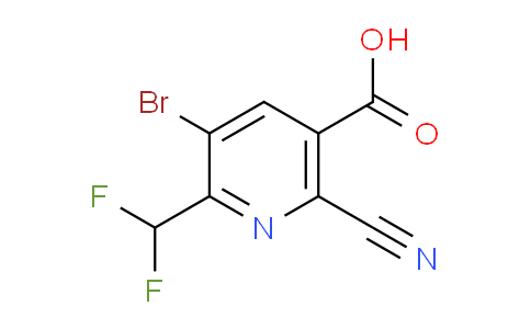 AM126035 | 1804640-31-0 | 3-Bromo-6-cyano-2-(difluoromethyl)pyridine-5-carboxylic acid