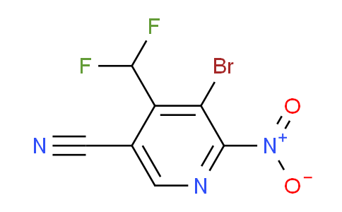 AM126039 | 1806046-33-2 | 3-Bromo-5-cyano-4-(difluoromethyl)-2-nitropyridine