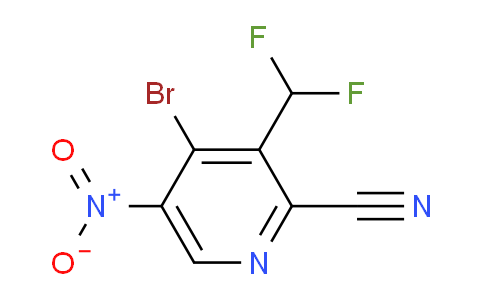 AM126041 | 1806922-59-7 | 4-Bromo-2-cyano-3-(difluoromethyl)-5-nitropyridine